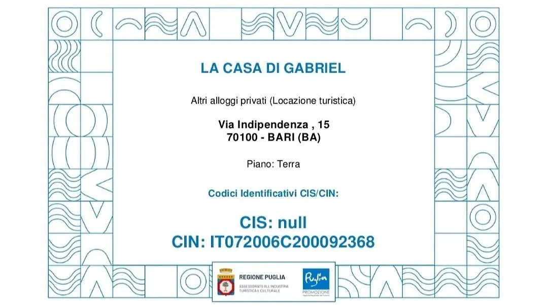 La Casa Di Gabriel Apartment Bari